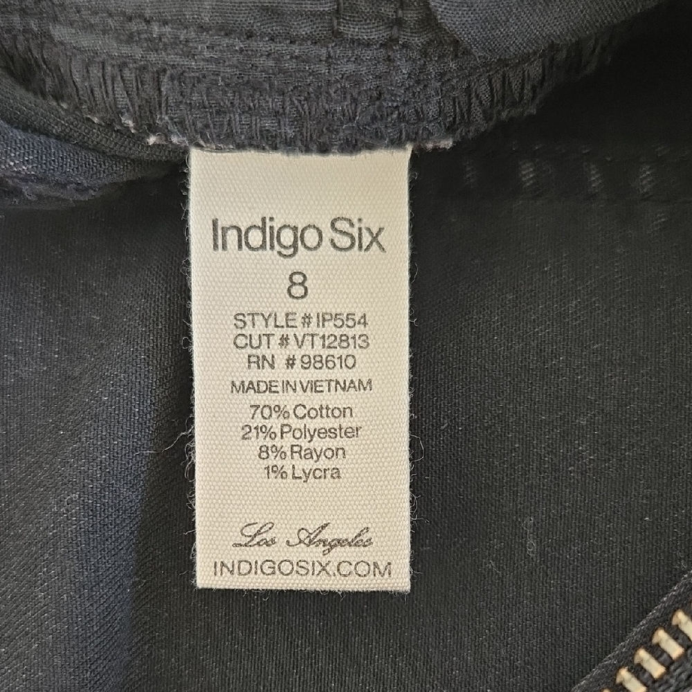 Indigo Six Slim Straight Leg Jeans - Picture 10 of 11